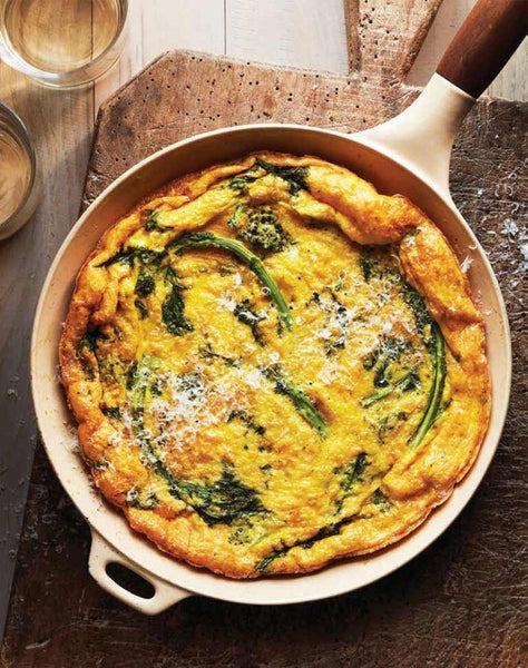 Frittata With Broccoli Rabe and Sheep Cheese